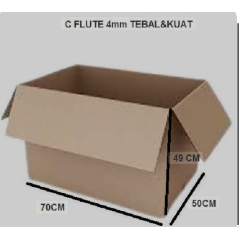 

Kardus packing size 70x50x49 cm