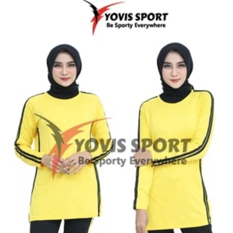 Serbu Obral  Baju Senam Olaraga WanitaAtsan Senam WanitaKaos Senam Wanita Polet Tangan PanjangAtasan