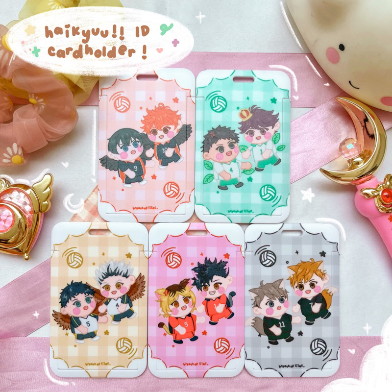

haikyuu!! ID cardholder & lanyard cahol // breath of lilac