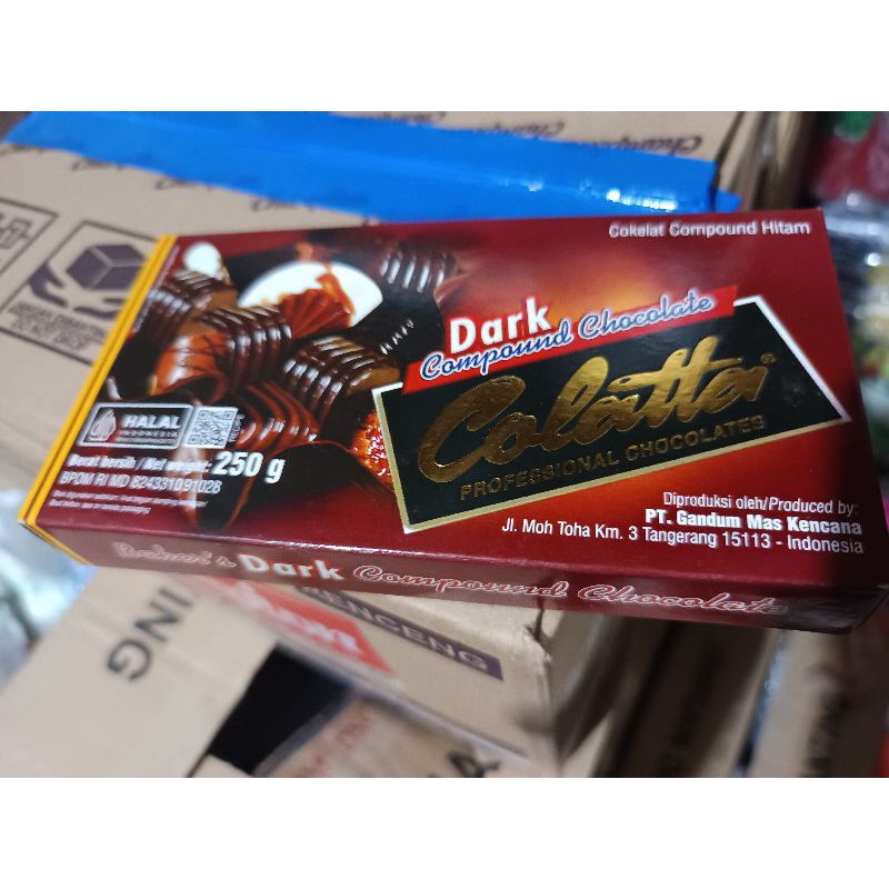 

COLATTA COMPOUND 250 GR COKLAT DARK