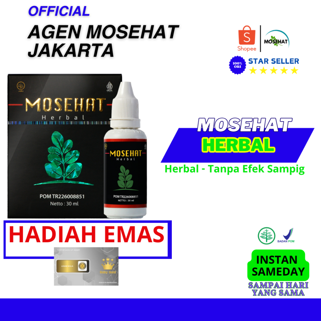 Jamu Tetes MOSEHAT Ori  Obat Ampuh  Herbal Tanpa Efek Samping BPOM  Prostat Amandel Hernia Sinusitis