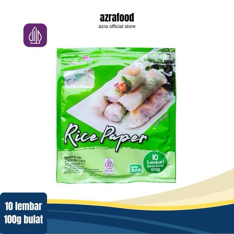 

Rice Paper 10 Lembar Bulat