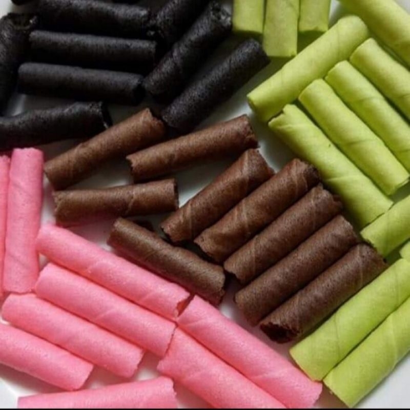 

astor wafer stik mini rasa strawberry/astor stik mini pandan /wafer stik kiloan/Snack ringan/astor rasa coklat/cemilan Klaten/