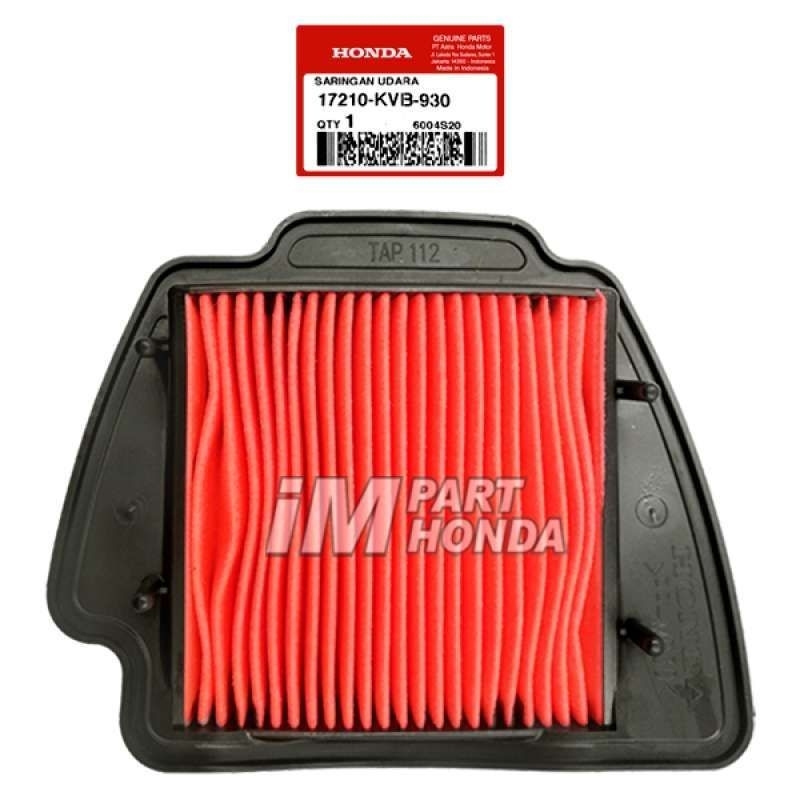 17210-KVB-930 Filter Saringan Udara Vario 110 CW Old Lama Techno Karbu ORI AHM
