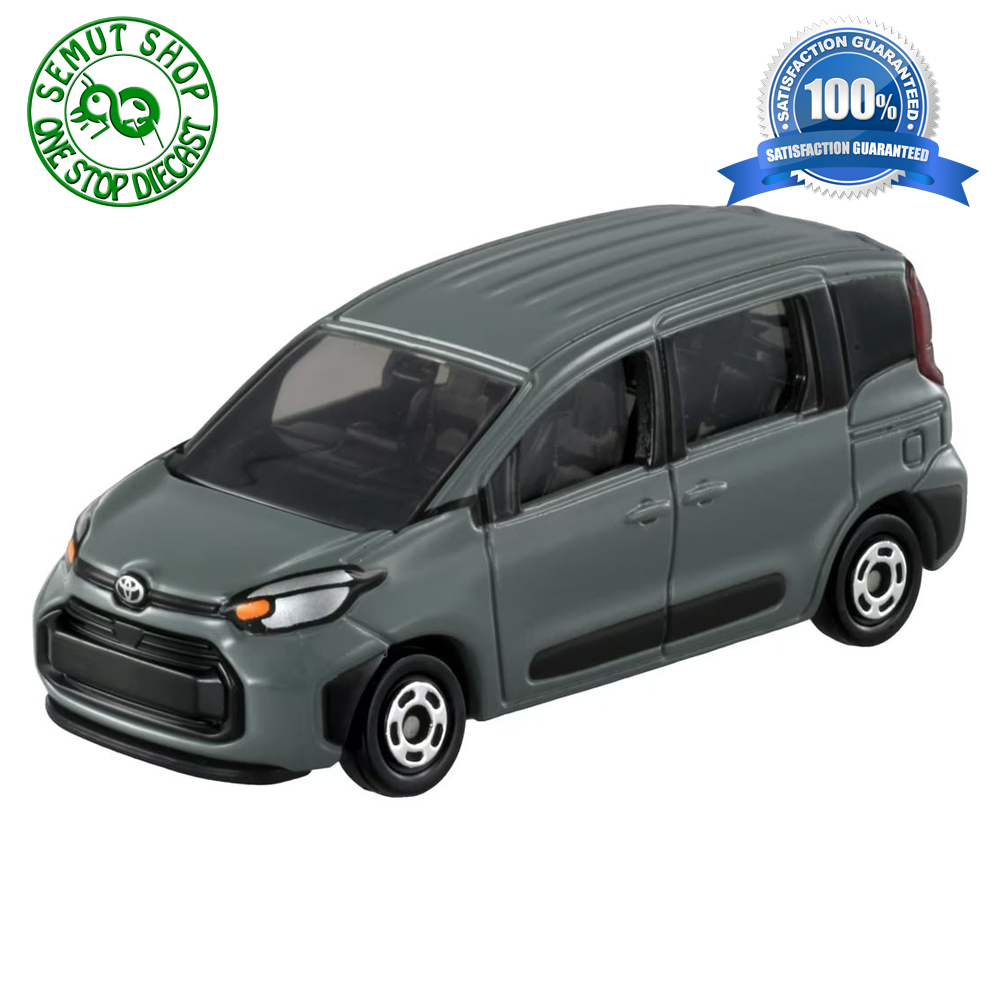 Tomica Reguler No 16 Toyota Sienta (Special First Edition) Gray Miniatur Mobil Toyota Sienta Abu-abu