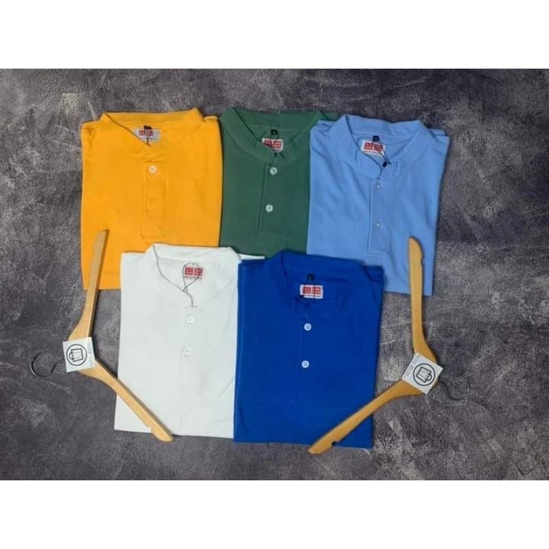 Kaos Sanghai Uniqlo Unisex Kaos Kerah Sanghai Uniqlo Kaos Kerah shanghai Pria