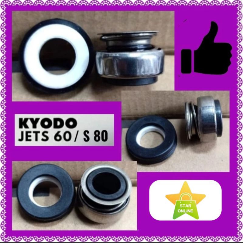 Seal pompa air Kyodo jet s 60 80 booster pump stainless pendorong isi ro sanju