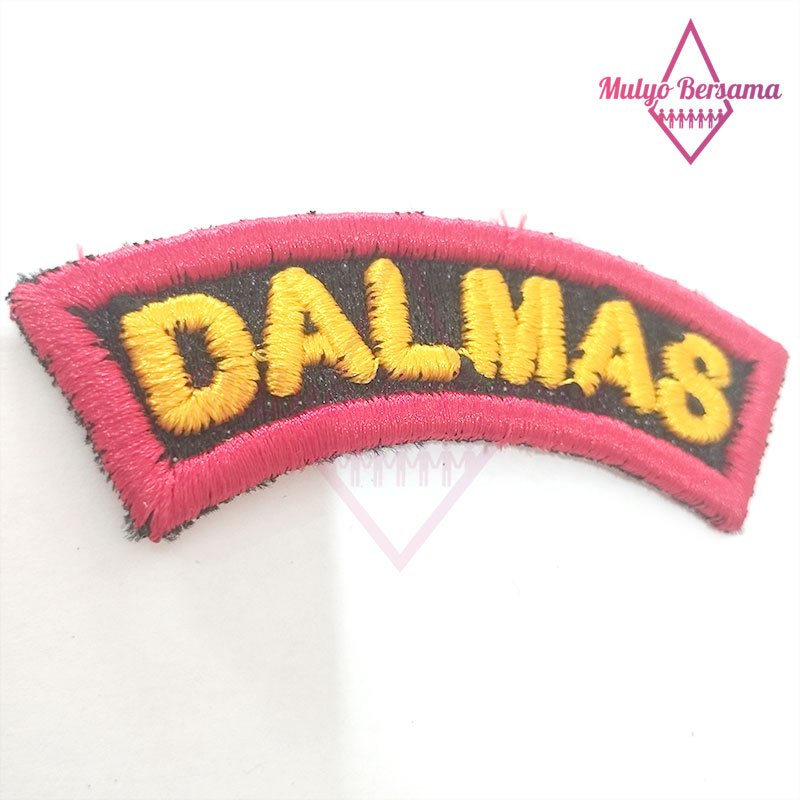 Bet Bordir Logo Dalmas Timbul Bordir Badge Patch Dalmas Bordir Dalmas Timbul - Mulyo Bersama