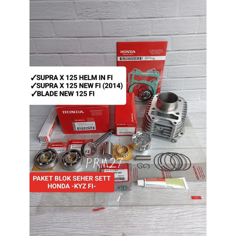 Paket blok seher (KYZ FI) Supra x 125 helm in fi/Blade 125 fi/supra x 125 fi new 2014-2024