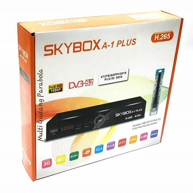 Receiver Parabola Skybox A1 Plus H 265 HEVC AVS