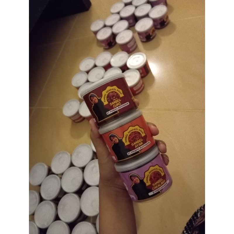 

Sambel Senggol dong Mix varian (Ayam,cumi,cakalang)