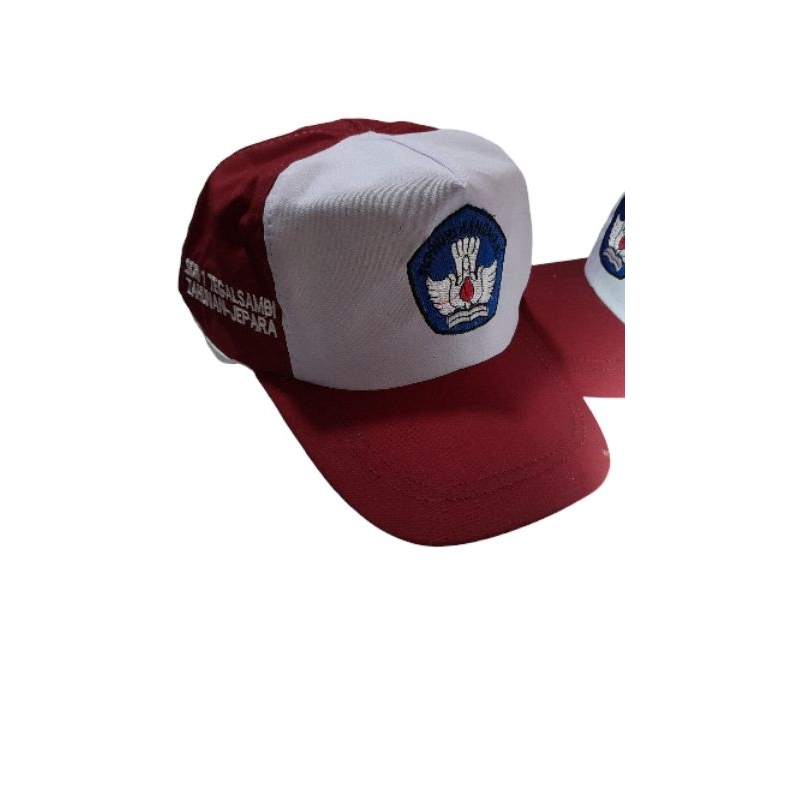 topi seragam LOGO sendiri