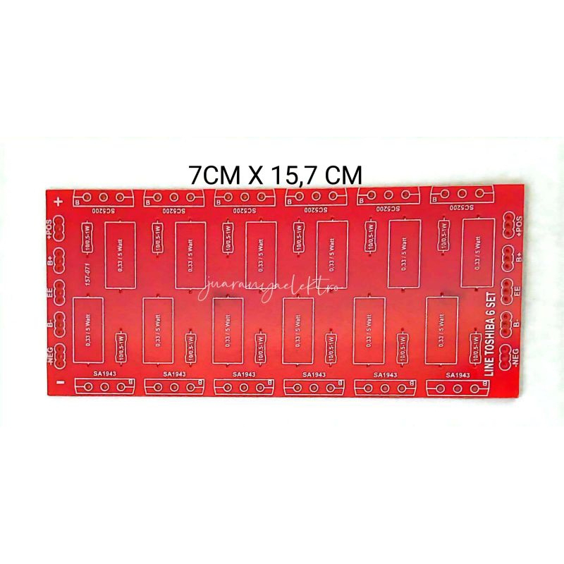 PCB LINE TOSHIBA 6 SET 2U