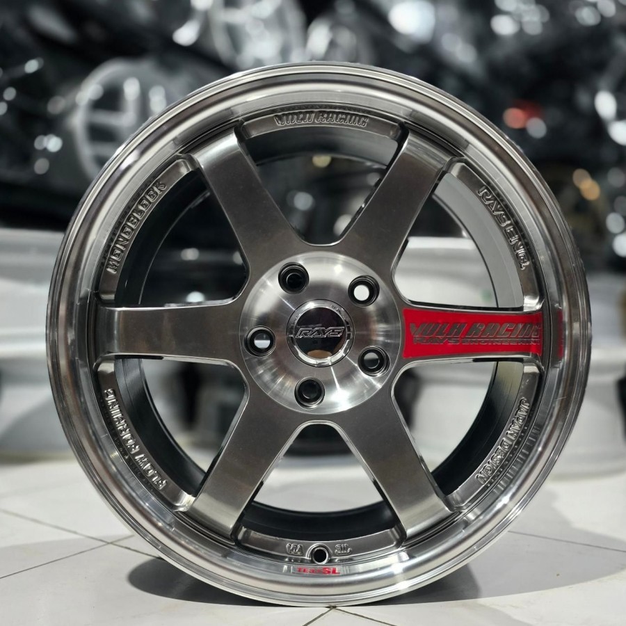 velg mobil r17 TE37 FLOW FORMING velg ring 17 xpander hrv terios crv rush innova