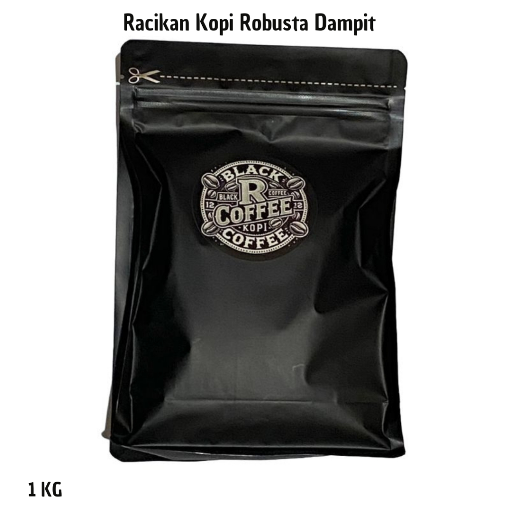 

Racikan Kopi Robusta Dampit Bubuk Hitam 1kg R Coffee Cita Rasa Pahit Nikmat