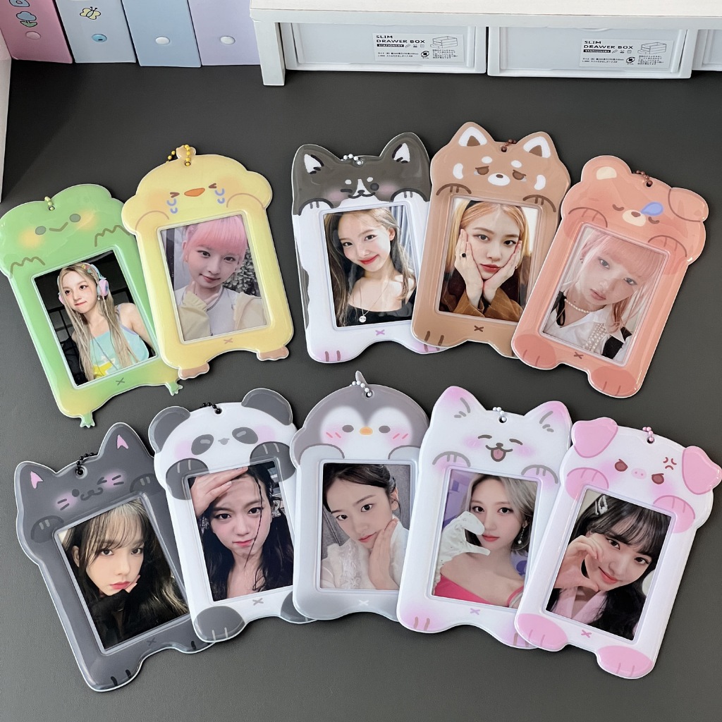 

Photocard PC Card Holder Clear PVC Animal Muxinn