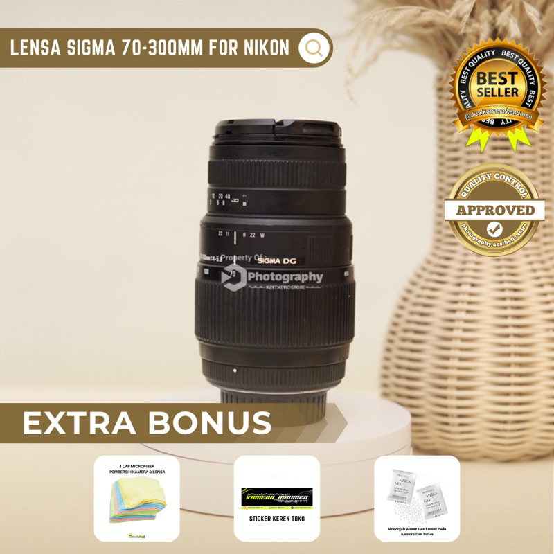 LENSA SIGMA 70-300MM FOR NIKON DG MACRO NORMAL