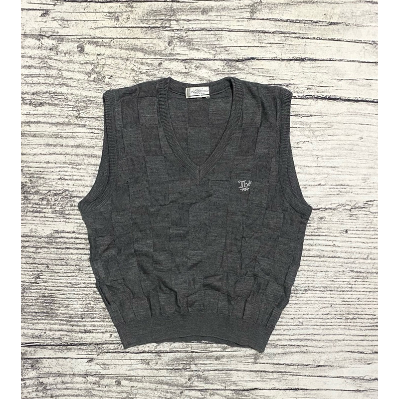 Vest rajut knit knitwear outer abu casual unisex Lindbergh second