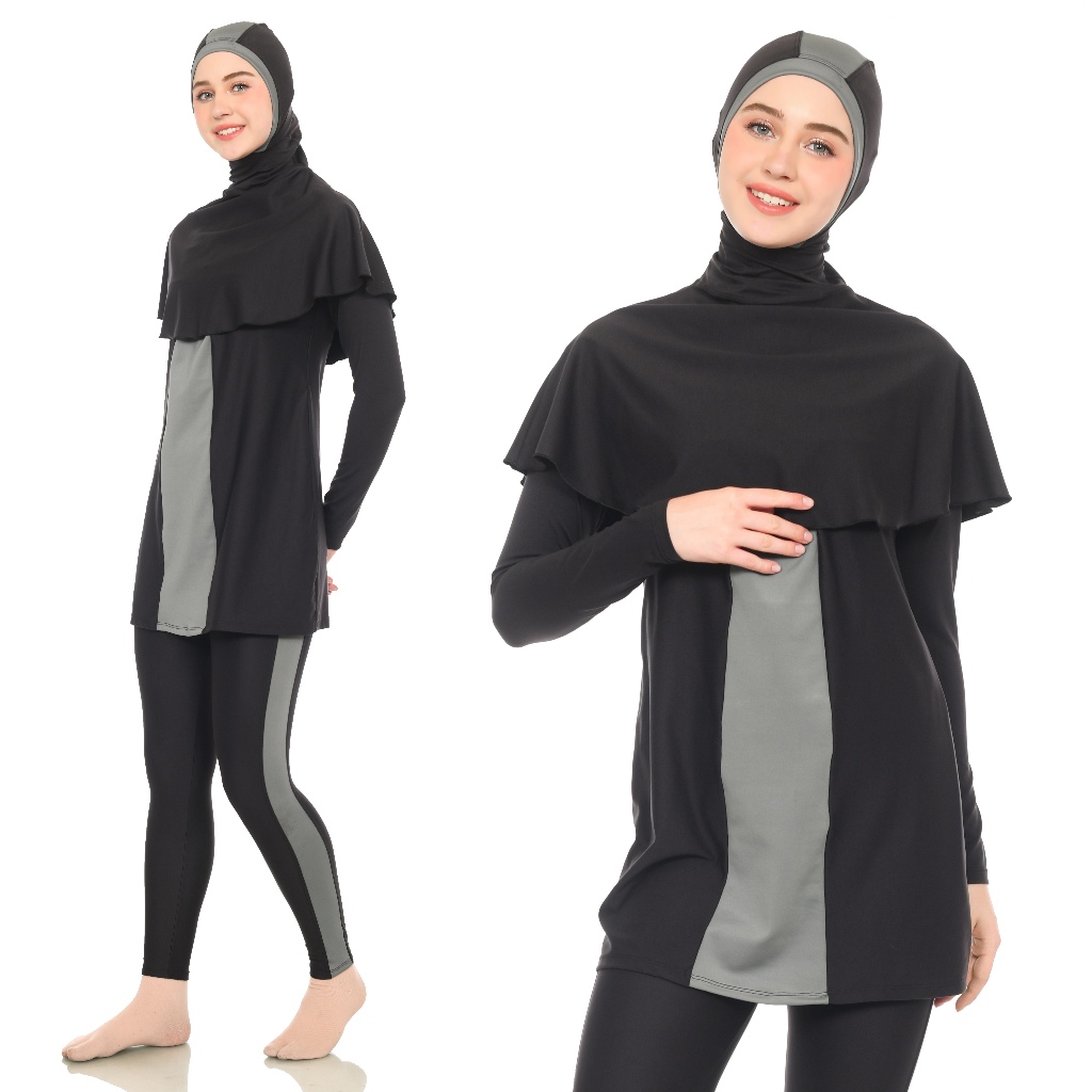 BAJU RENANG MUSLIM WANITA DEWASA POLOS SYAR'I