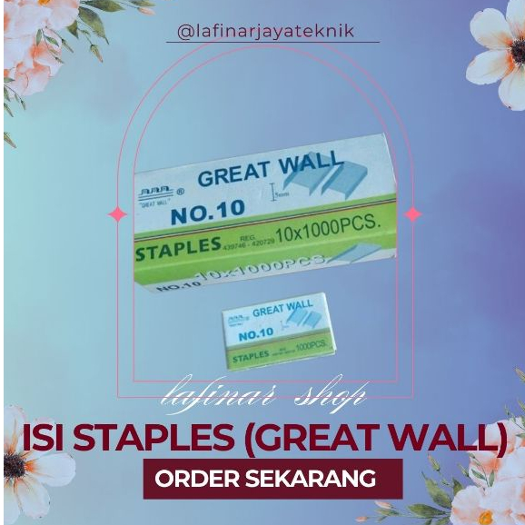 

Isi Staples (Great Wall)