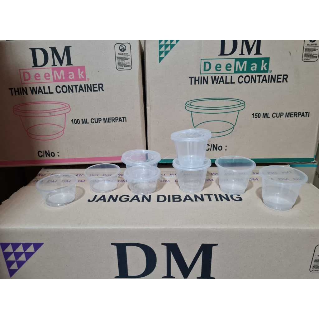 thinwall dm cup merpati 100ml/ cup puding