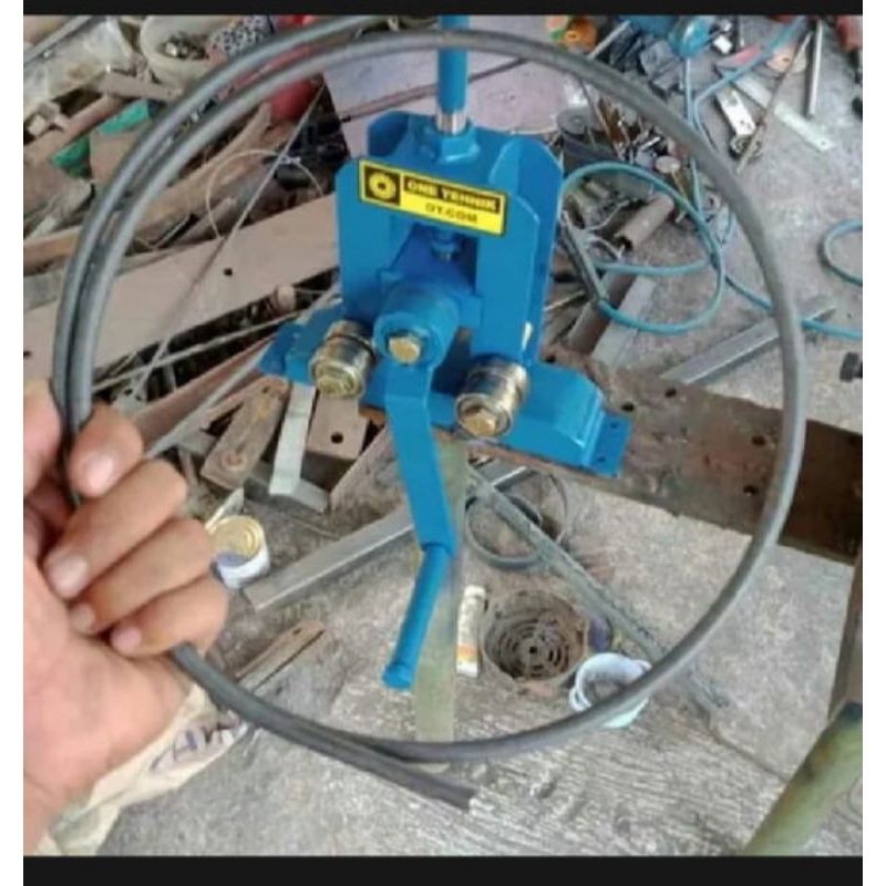 alat roll besi MANUAL bulat/U,pembuat rak bunga