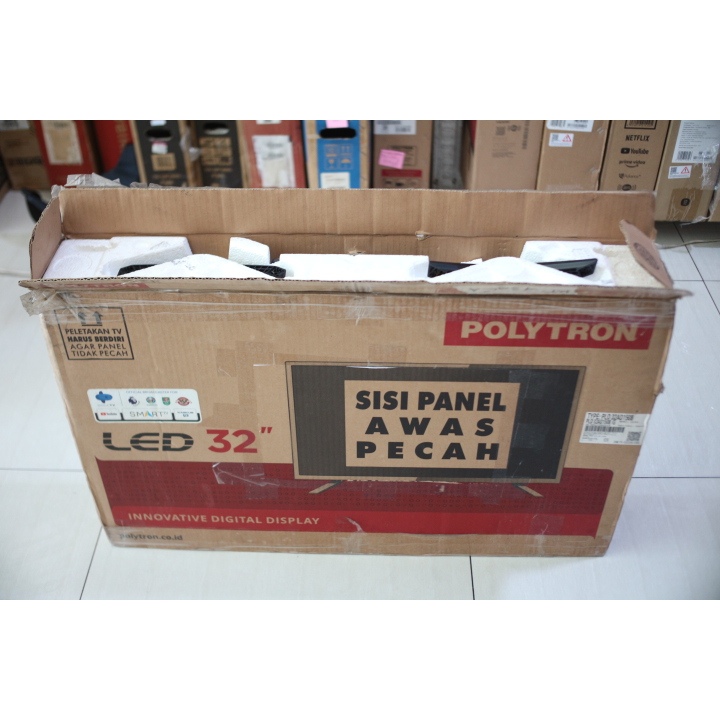 TV LED Polytron 32 inci Android HD ATV Barang istimewa Garansi 2604