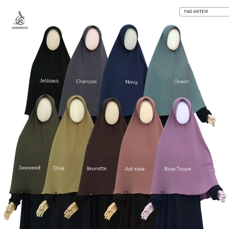 Khimar Khairana Oval Size M = Ped Antem/Ped Cute/Thalia NP