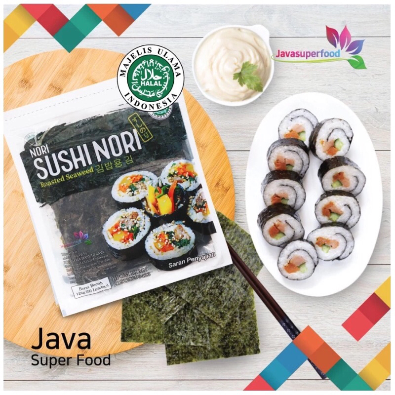 

Sushi nori 10 lembar minimal pemesanan 2