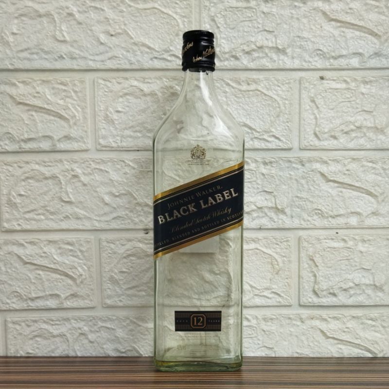 Botol bekas JW Black Label 1,25 Liter