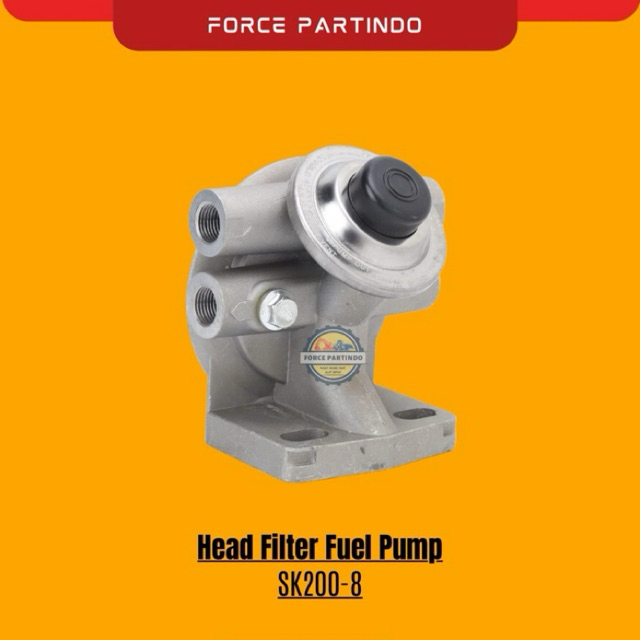 Head Filter Fuel Pump / Hand Pump / Head Filter solar Kobelco SK200-8 PN: VHS233041490