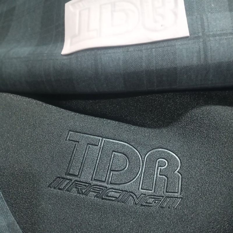 kulit jok amplas pasir TDR RACING tebal, kain jok roadrace, sarung jok motor kasar kesat keset