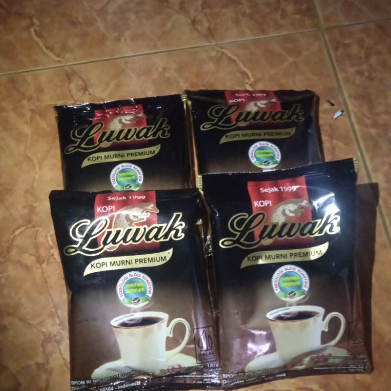 

4 pcs kopi luwak 120 gram