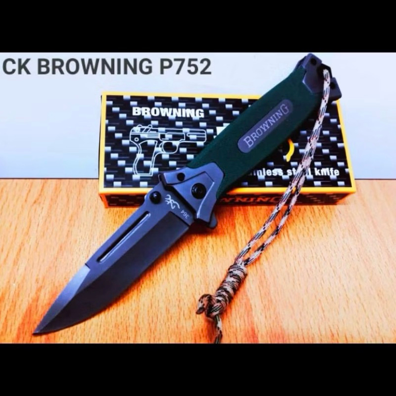 PISAU LIPAT BROWNING 364 / Pisau Lipat CK BROWNING P752 / PISAU BERBURU ORIGINAL PISAU SURVIVAL MULT