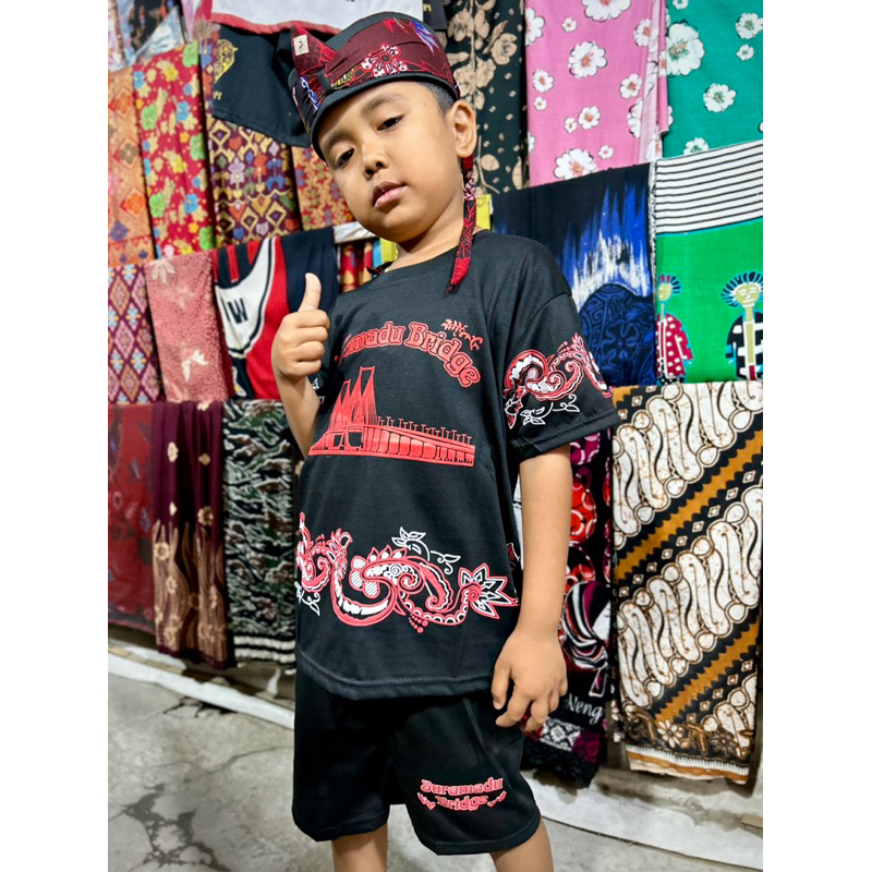 SETELAN SURAMADU HITAM NEW / SETELAN SURAMADU / SETELAN JEMBATAN SURAMADU