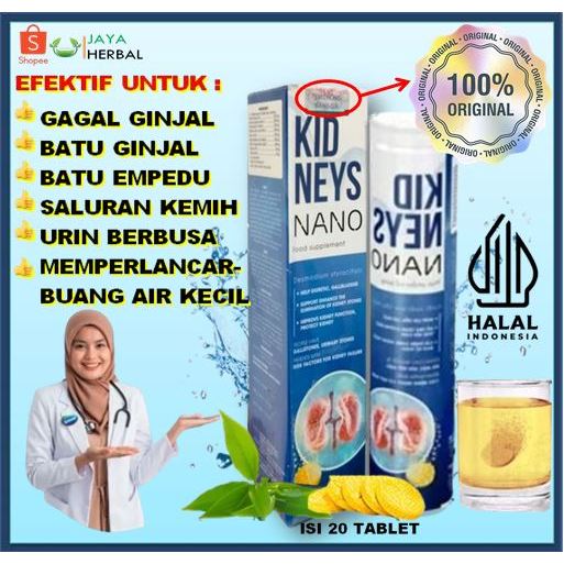 KIDNEYS NANO Kualitas "Ori" Untuk Batu Ginjal & Batu Empedu Kid neys Nano Original