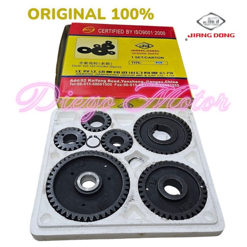 ZH1115 Gear Set Gigi Timing Komplit Mesin Diesel JiangDong Original 24PK S195 S1100 S1115 12PK 16PK 