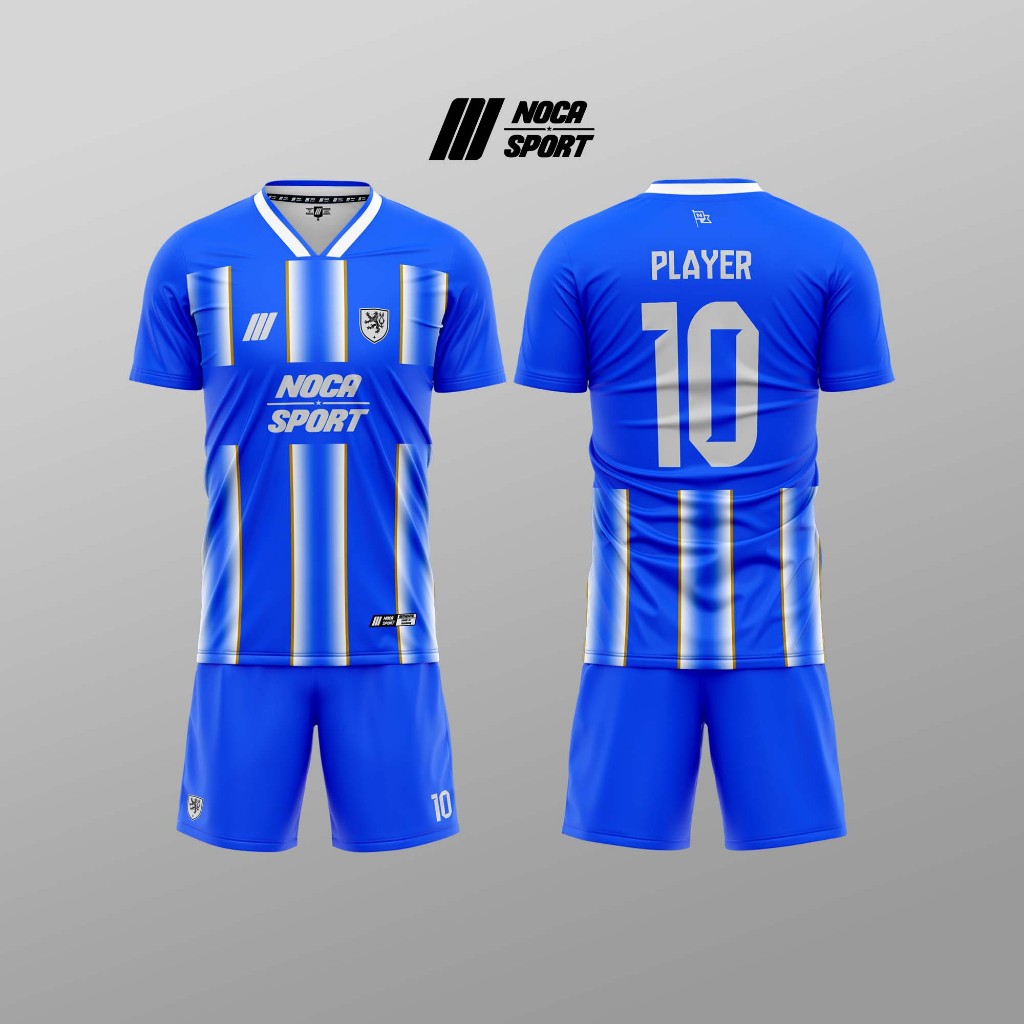 BAJU JERSEY BOLA / FUTSAL - BRIGHTON - FREE NAMA & NOMOR PUNGGUNG