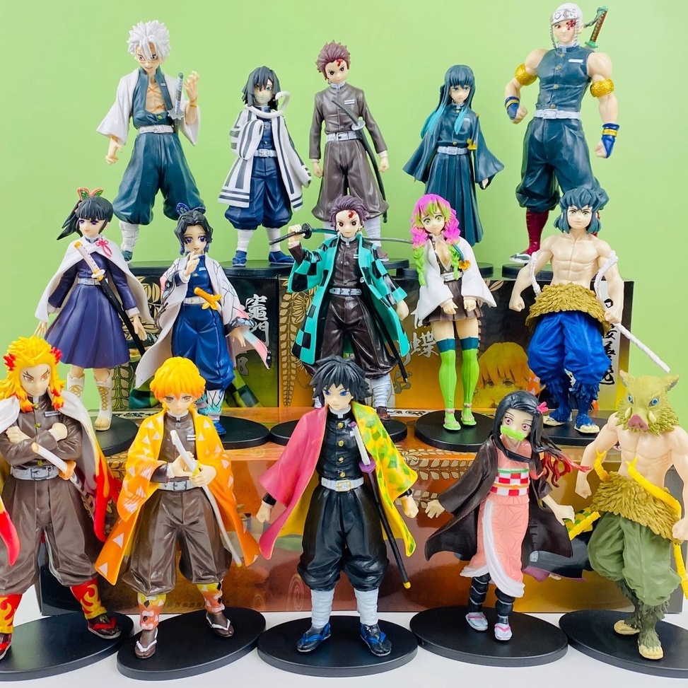Best Promo Boneka Anime Action Figure Demon Slayer Figure Dengan kotak asli Tanjiro Figure Nezuko Fi
