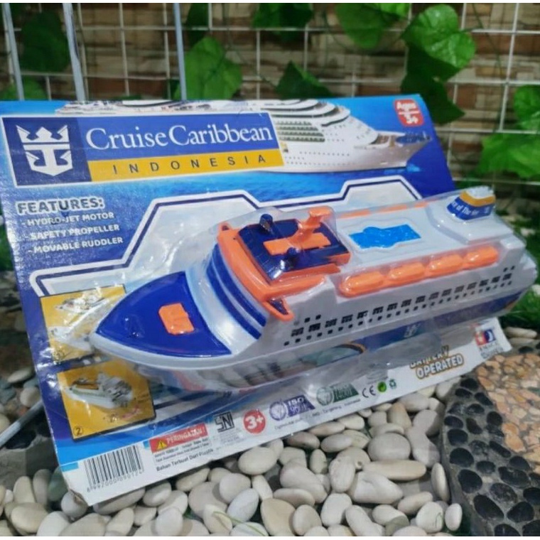 Garansi Harga READY Mainan kapal pesiar bisa jalan di air  kapal pesiar bump go