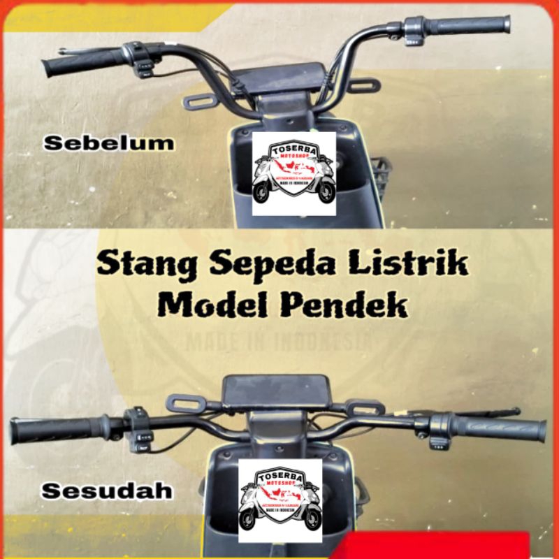 Stang sepeda listrik stang stir sepeda listrik modif