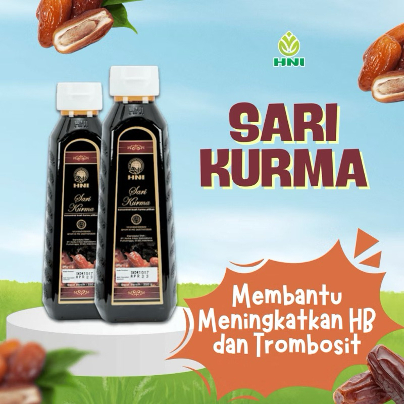 

SARI KURMA HNI HPAI SARI KURMA 100% 350GR