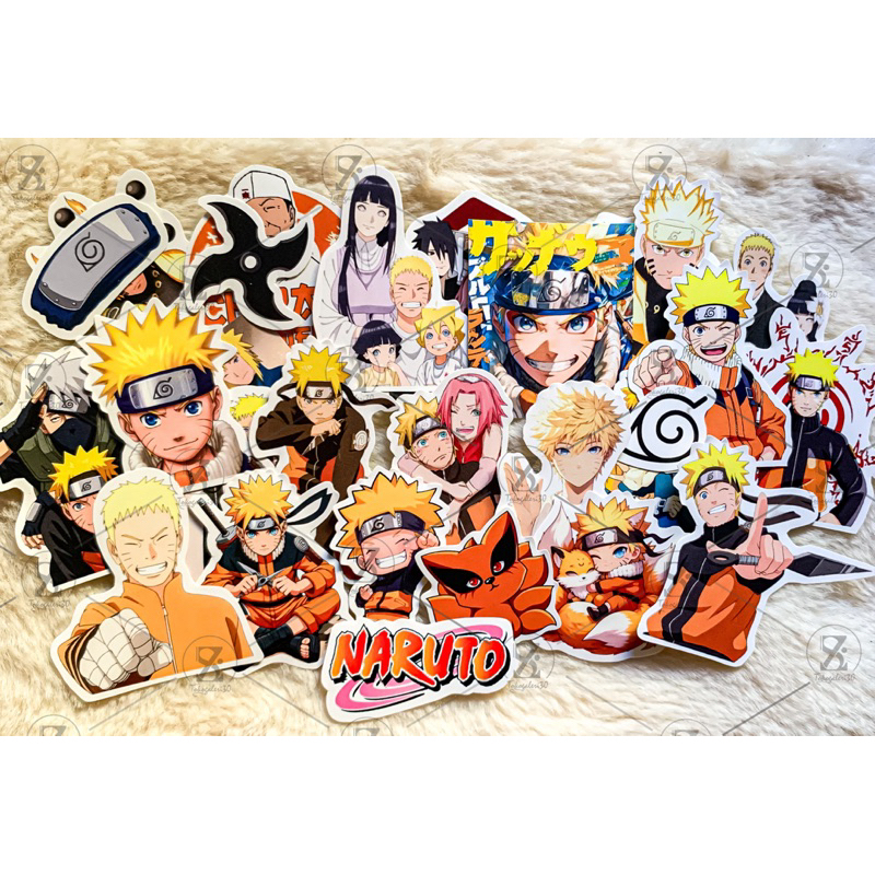 

25PCS STIKER ANIME NARUTO MURAH STIKER NARUTO SUDAH CUTTING