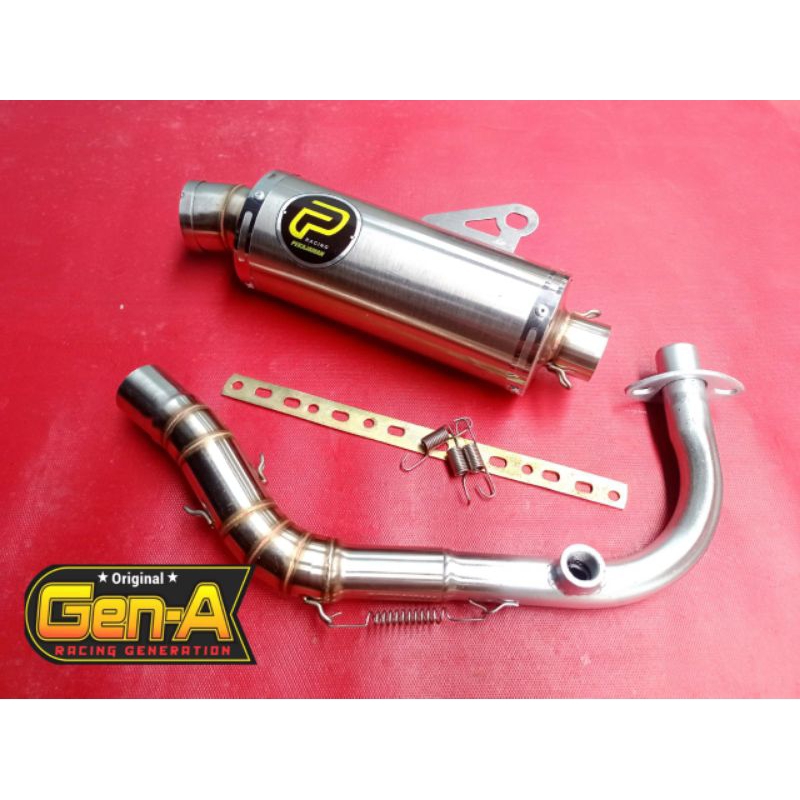 knalpot vespa matic pekajaman inlet 38/50 Primavera sprint LX S 2V 3V iget