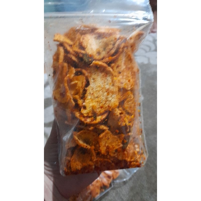 

basreng pipih/kuin remuk pedas daun jeruk 50gr