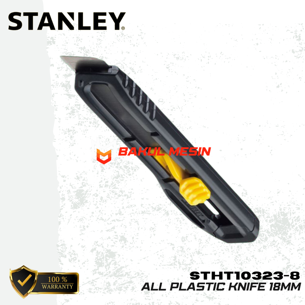 

STANLEY Cutter Pisau Cutter Plastik 18mm STHT10323-8 All Plastic Knife
