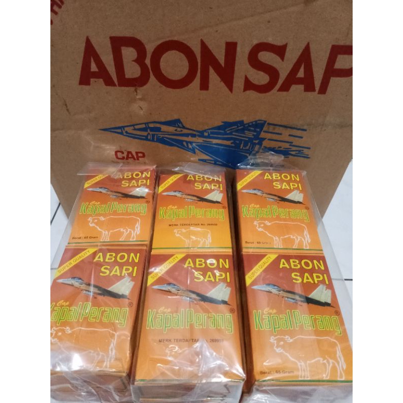 

Abon Murah cap kapal perang 1 pak ( isi 10 pcs)