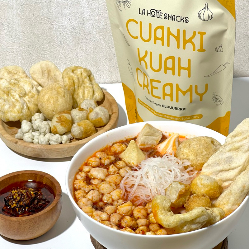 

la hotie cuanki kuah creamy