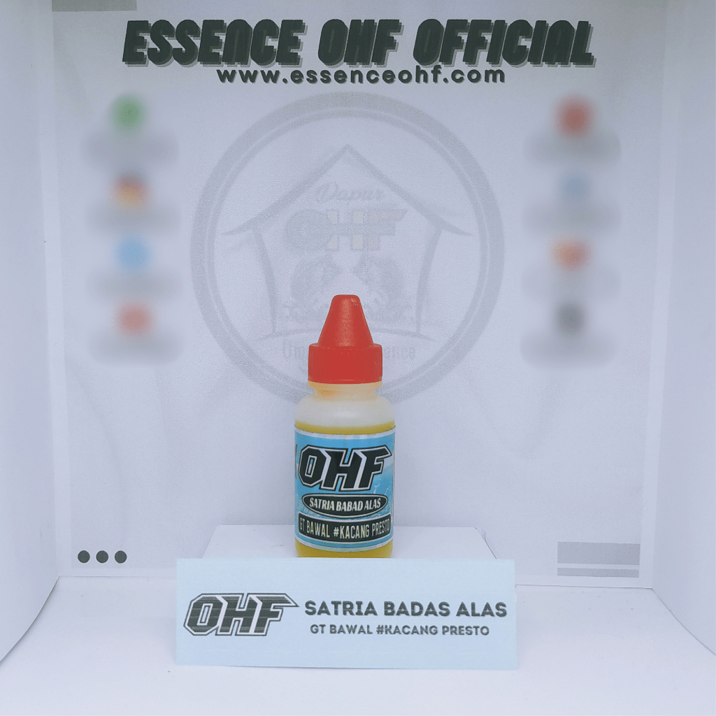 ESENCE OHF ( SATRIA BABAD ALAS ) UNTUK  UMPAN MANCING IKAN GT BAWAL | KACANG PRESTO