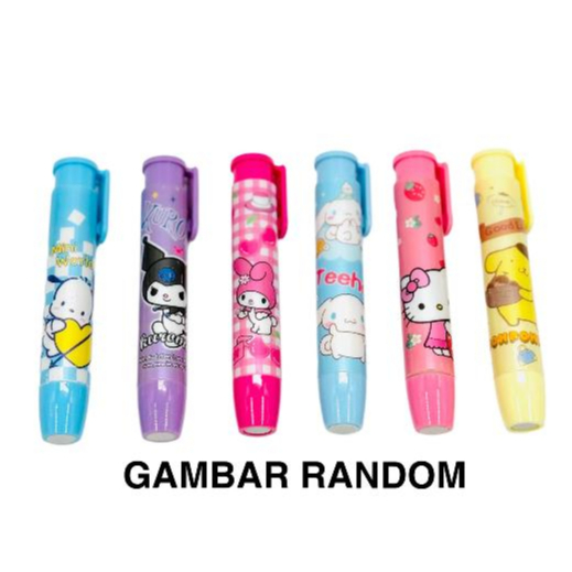 

( DAPAT 1 PCS ) PENGHAPUS CETEK CC-0066 / Stip Cetek CC-0066 Kuromi My Melody Cinnamoroll